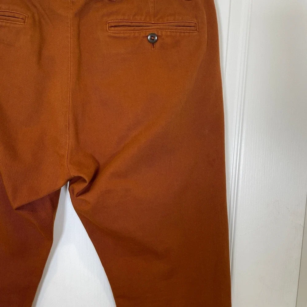 Todd Snyder Men's Chinos in Rust Brown